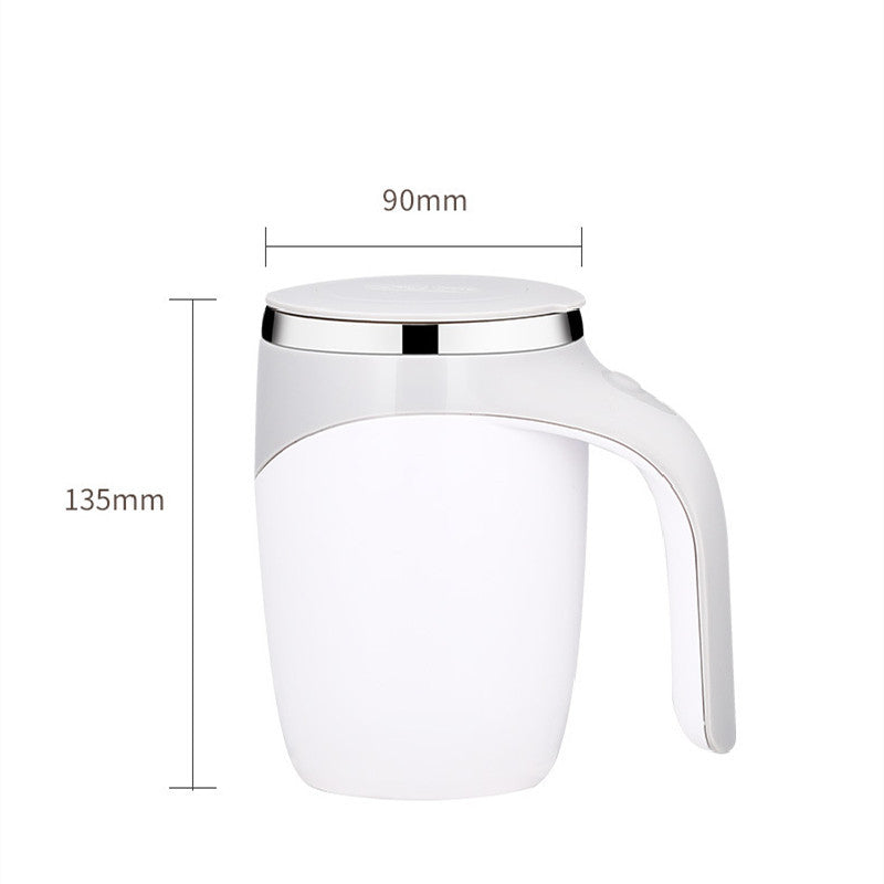 Tasse auto-mélangeuse magnétique rechargeable (304 inox)