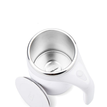 Tasse auto-mélangeuse magnétique rechargeable (304 inox)